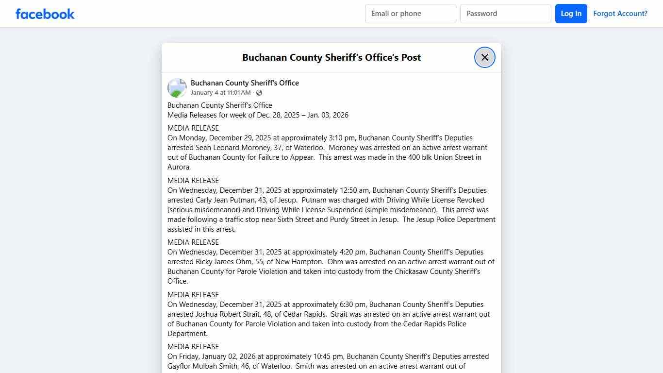 Buchanan County... - Buchanan County Sheriff's Office Facebook